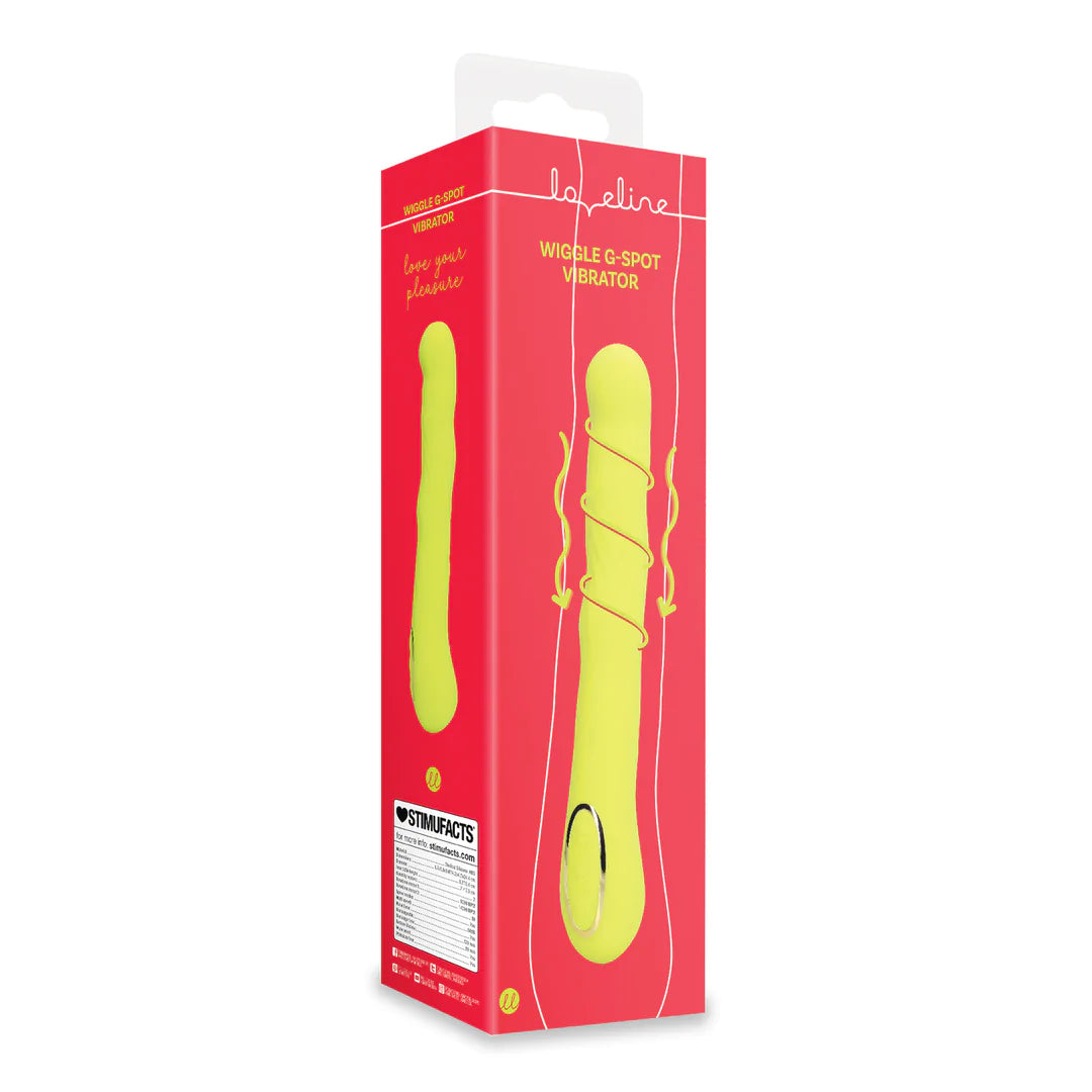 LOVELINE Wiggle G-Spot Vibrator - Lime Passion