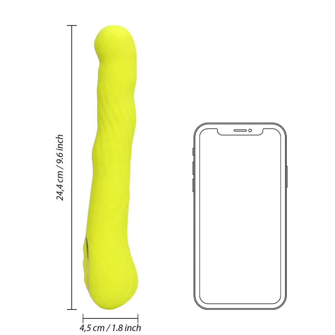 LOVELINE Wiggle G-Spot Vibrator - Lime Passion