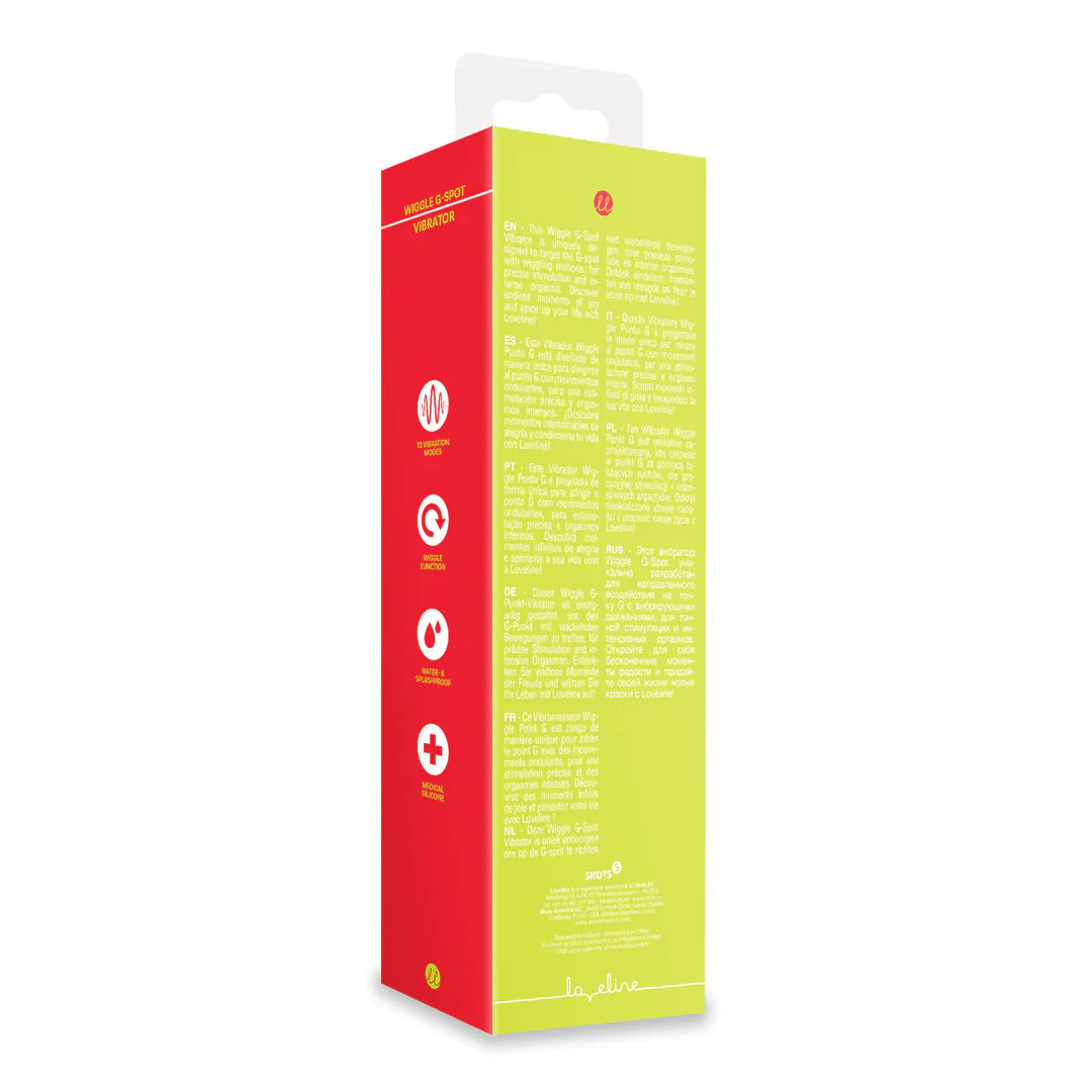 LOVELINE Wiggle G-Spot Vibrator - Lime Passion