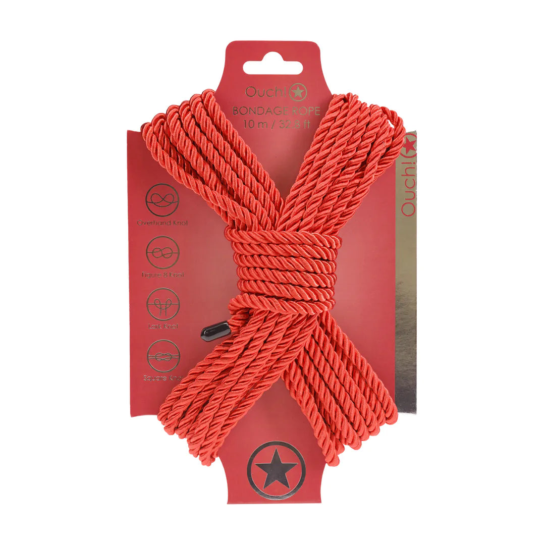 OUCH! Polyester Bondage Rope - 32.8 ft / 10 m