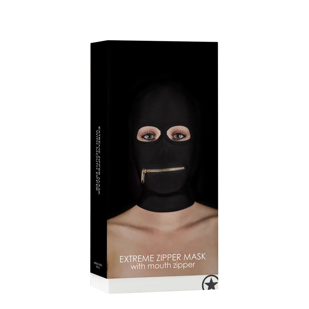 OUCH! Extreme Zipper Mask with Mouth Zipper