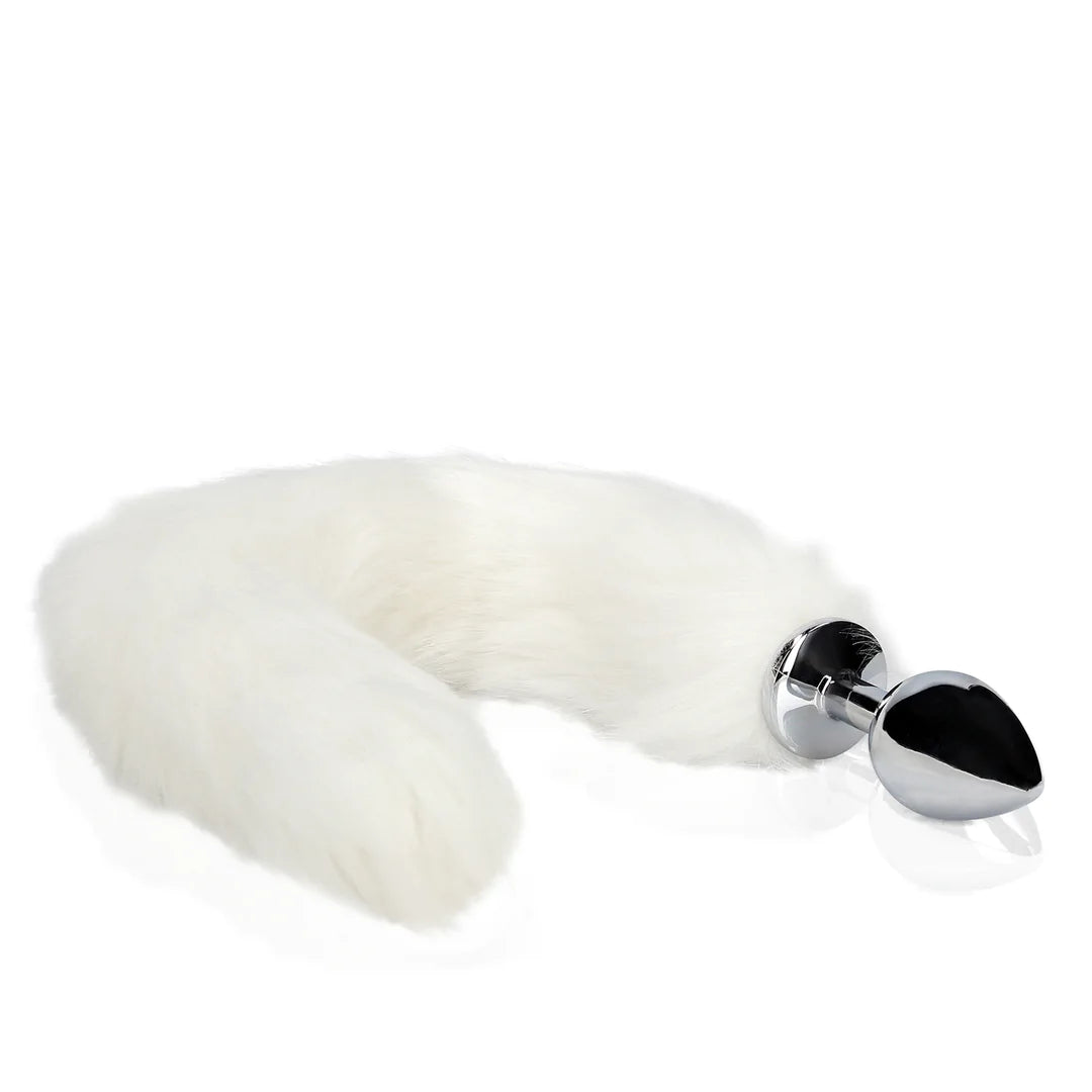 OUCH! Fox Tail with Metal Butt Plug