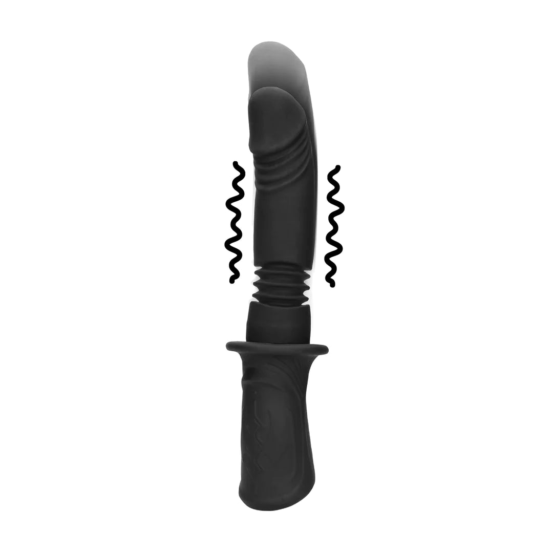 OUCH! Hand Held Vibrating and Thrusting Sex Machine