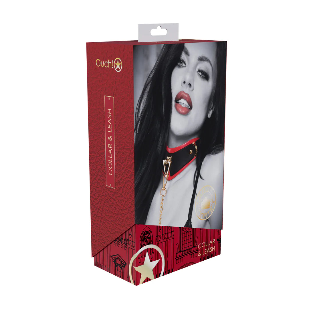 OUCH! Milan Collection - Collar with Leash