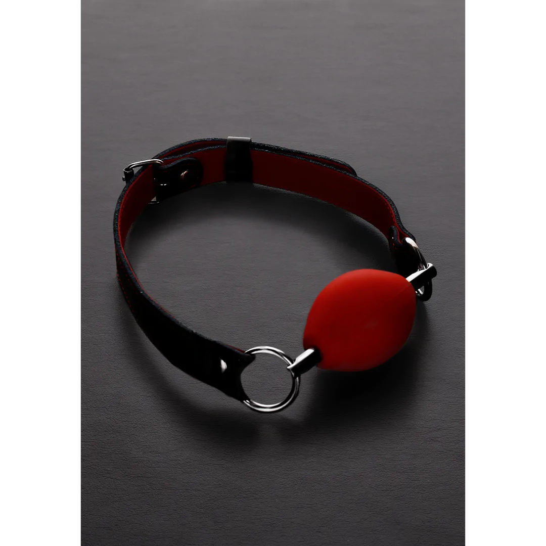 STEELBYSHOTS Oval Silicone Ball Gag