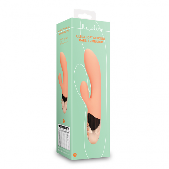 LOVELINE Ultra Soft Silicone Rabbit Vibrator