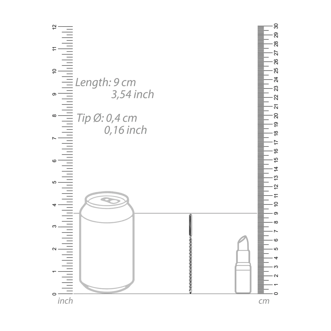 OUCH! Metal Beginners Penis Plug - 0.2" / 4 mm