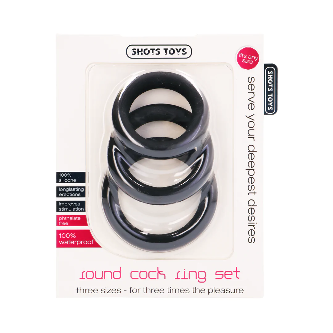SHOTS Round Cockring Set
