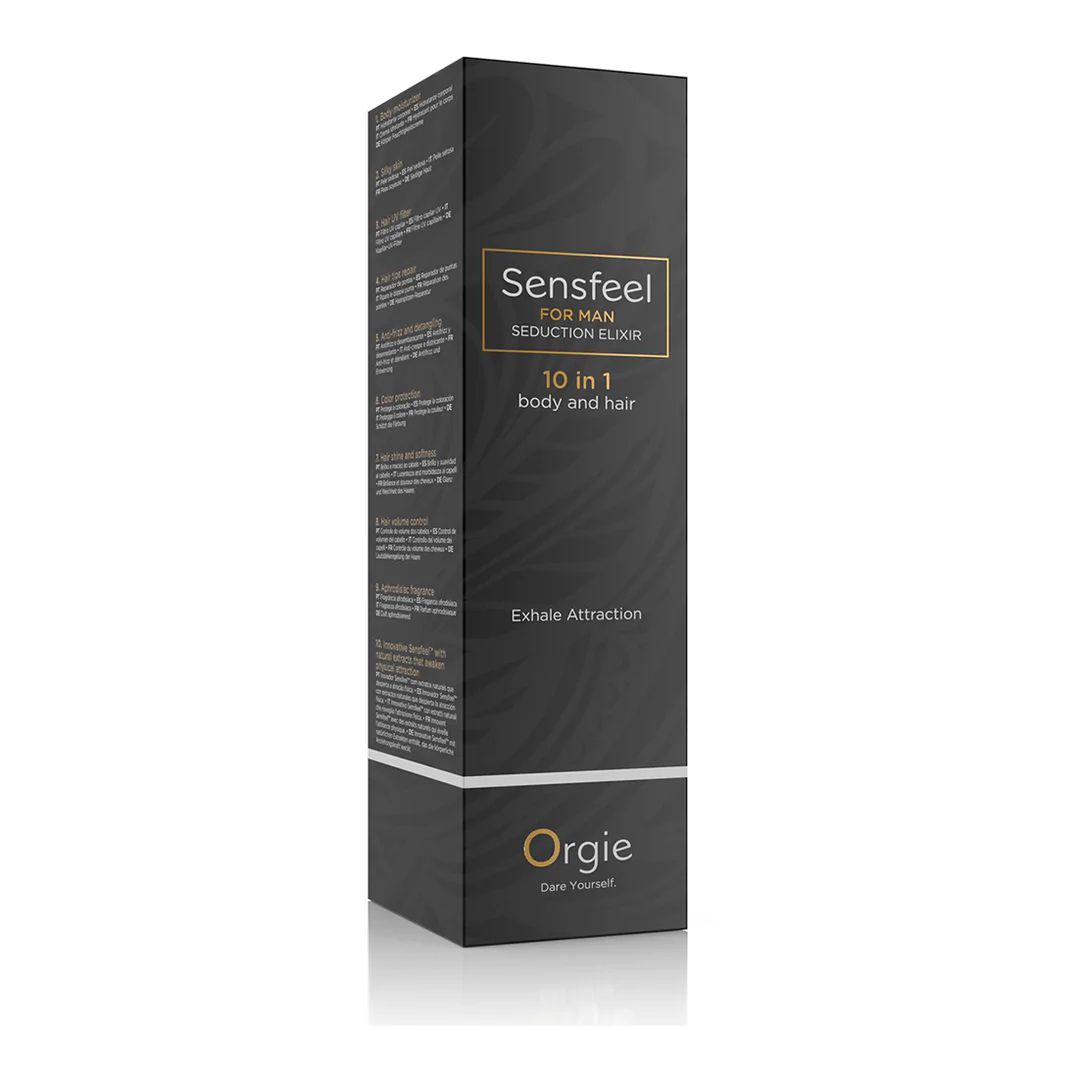 ORGIE Sensfeel - Hair and Body Lotion with Pheromones for Men - 3.38 fl oz / 100 ml