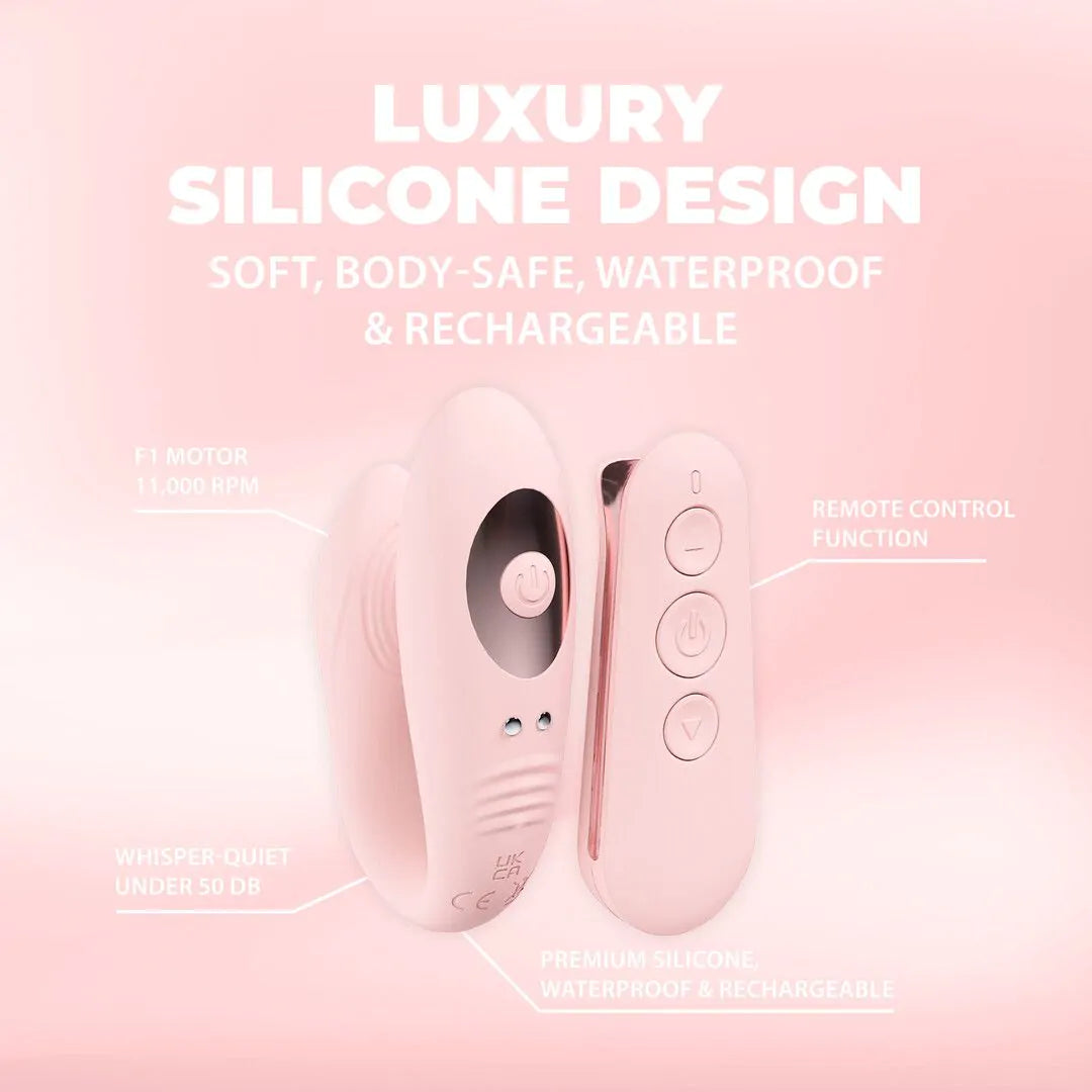 LOVELINE Charme - Remote Control Dual Motor Vibe - Pink