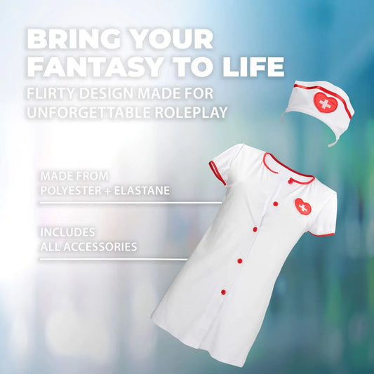 S-LINE Nurse Costume - S/M - White