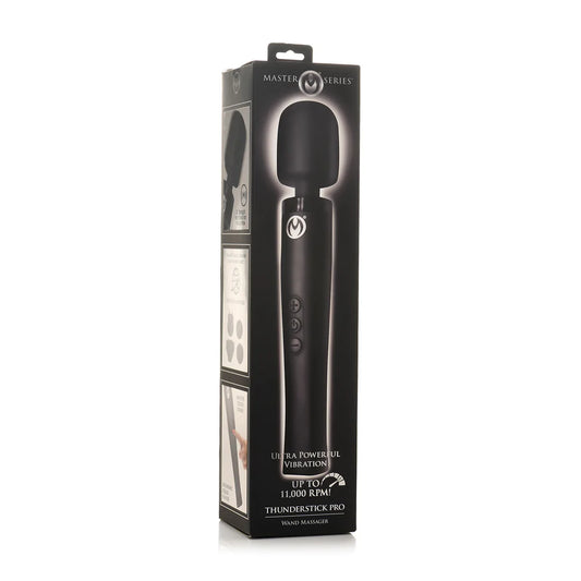 MASTERSERIES Thunderstick Pro - Wand Massager - Black