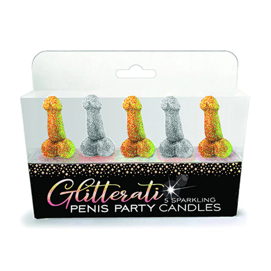 LITTLEGENIE Glitterati - Penis Candle Set