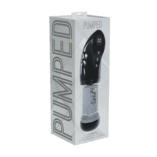 PUMPED StrokeMate - Suction Rotation and Thrusting Masturbator Pump