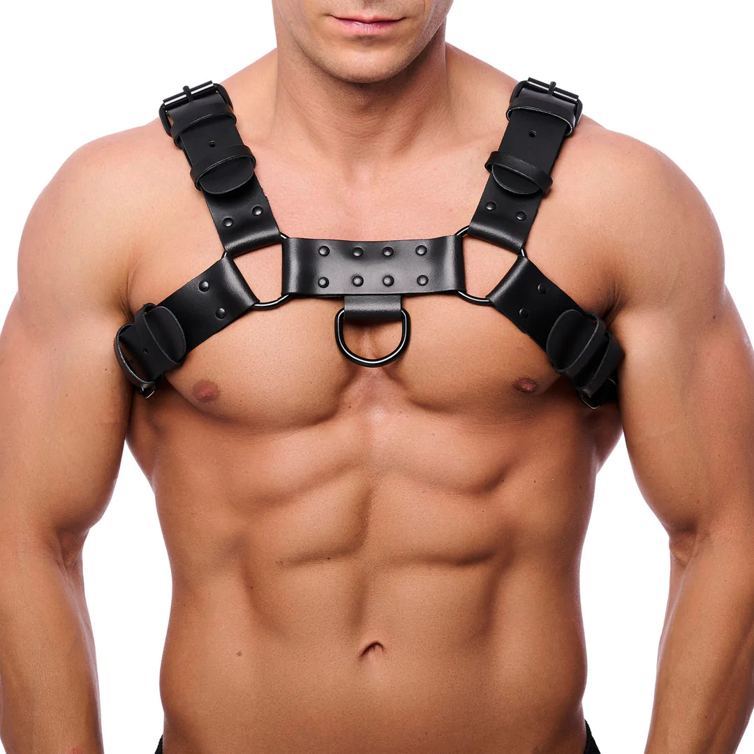 THERED Bulldog Leather Harness