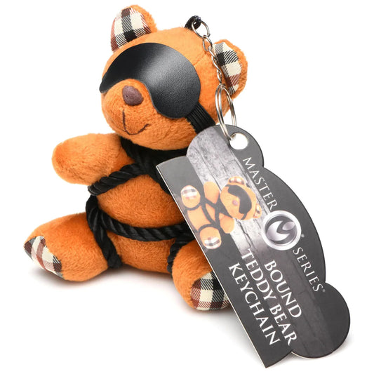 MASTERSERIES Rope Teddy Bear Keychain - Brown