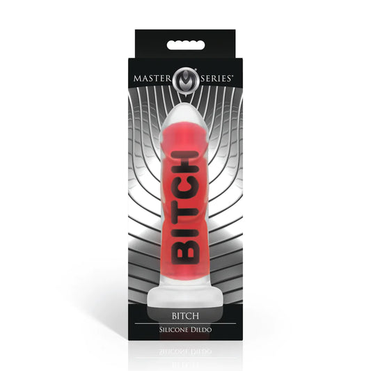 MASTERSERIES BITCH - Silicone Dildo - Red