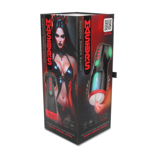 MASTURBATORS Raven - Shadow Sinner - Multi Function Masturbator