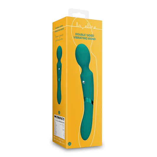 LOVELINE Double-Sided Vibrating Wand - Green Gable