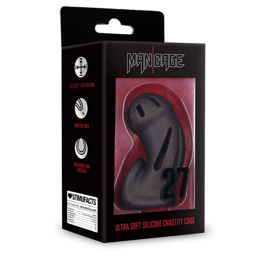 MANCAGE Ultra Soft Silicone Chastity Cage