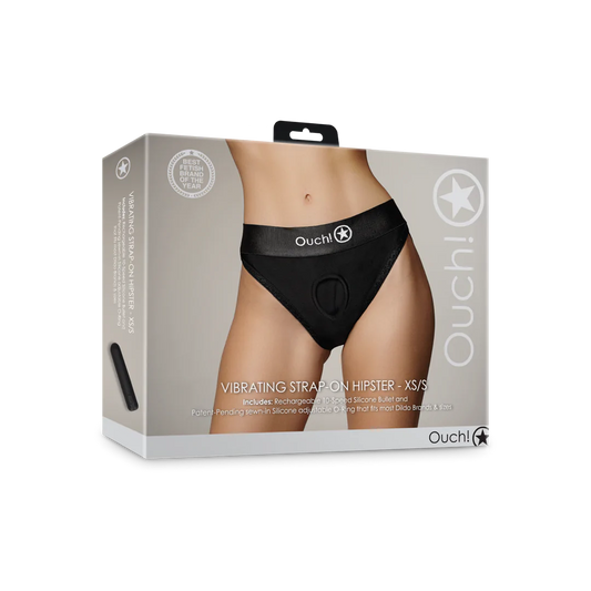 OUCH! Vibrating Strap-on Hipster