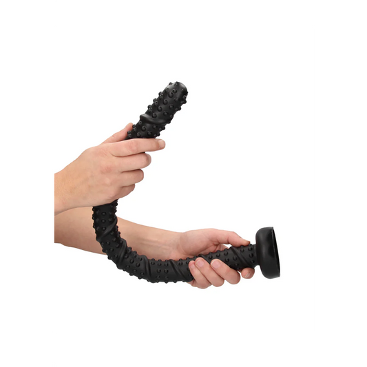 OUCH! Ass Textured Snake Dildo - 22" / 55 cm