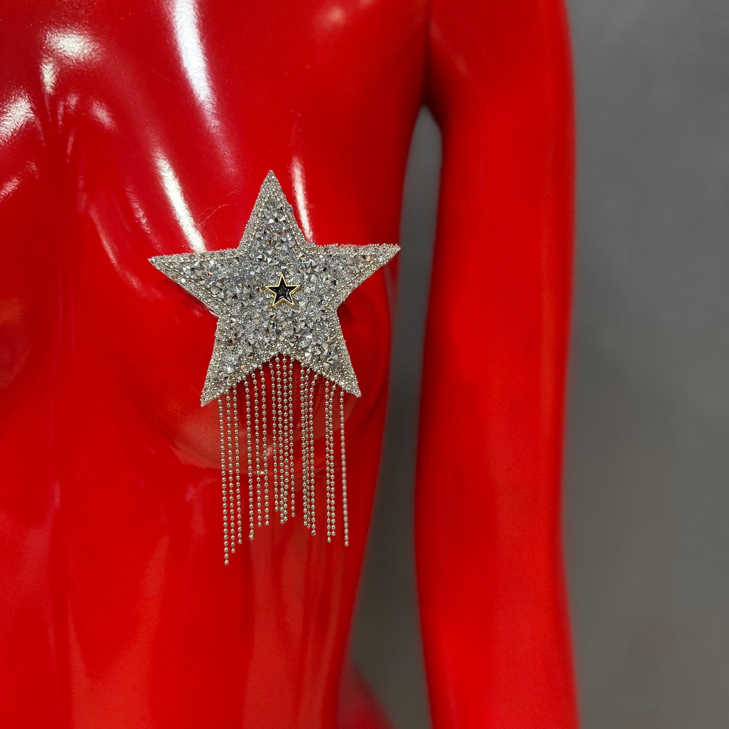 XBLACKBOX Nipple Covers Bling Star with Hanging Details