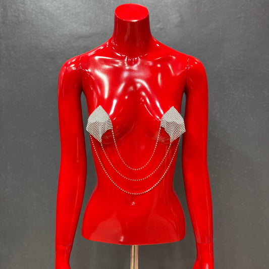 BLACKBOX Nipple Covers Square with Hanging Details