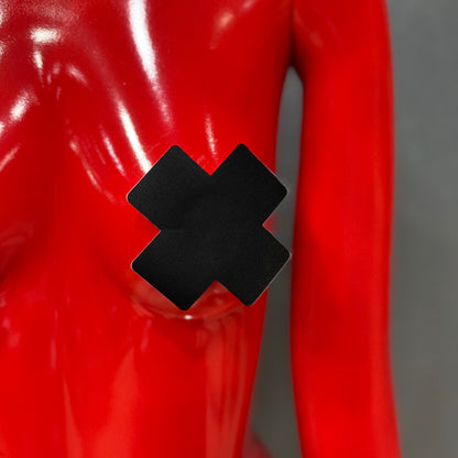 XBLACKBOX Saten X Nipple Covers