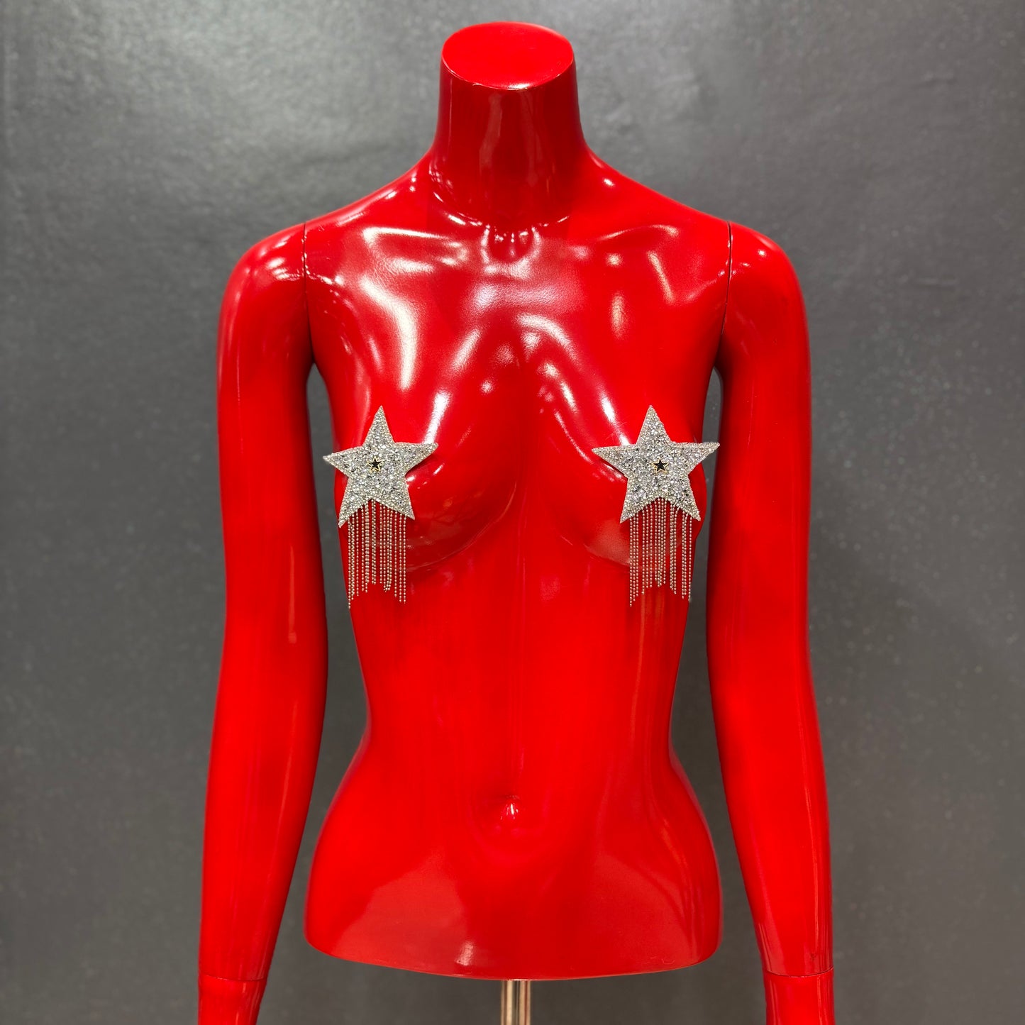 XBLACKBOX Nipple Covers Bling Star with Hanging Details