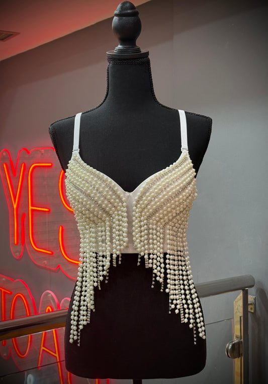 BLACKBOX Pearl and Diamond Bra Top