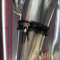 BLACKBOX Wedding Garter with Pearl - Black