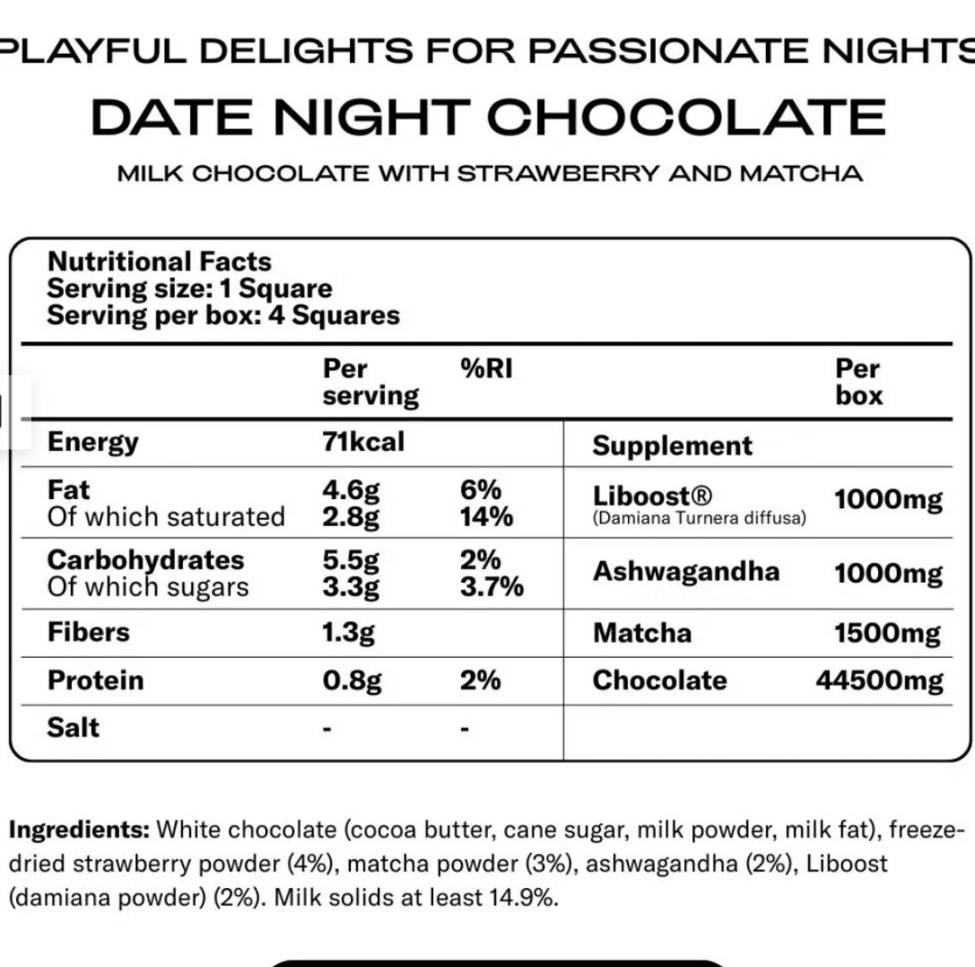 THEOHCOLLECTIVE Date Night Chocolates Matcha