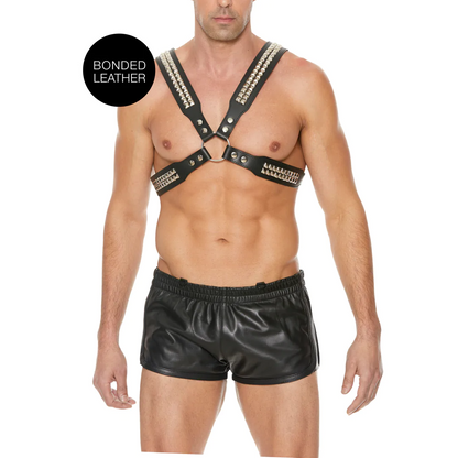OUCH! Pyramid Stud Men’s Body Harness