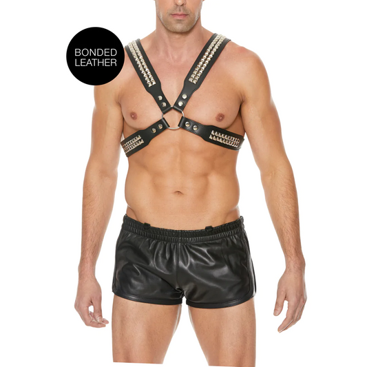 OUCH! Pyramid Stud Men’s Body Harness