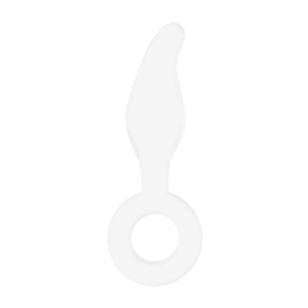 CHRYSTALINO Gripper Glass Dildo with Ring
