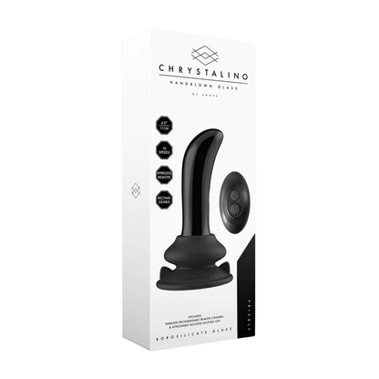 CHRYSTALINO Prickly Glass G-Spot Vibrator with Remote Control