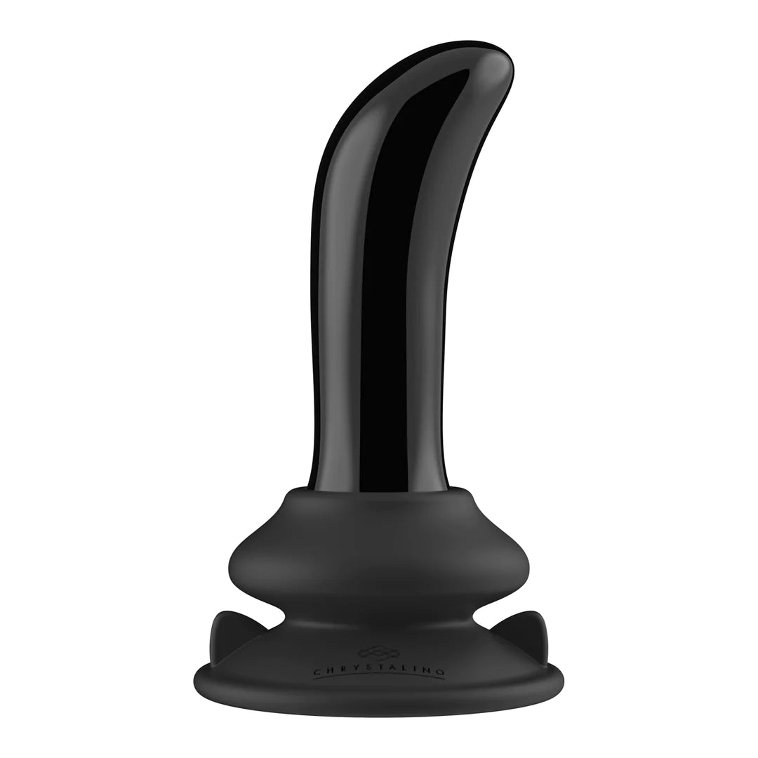 CHRYSTALINO Prickly Glass G-Spot Vibrator with Remote Control