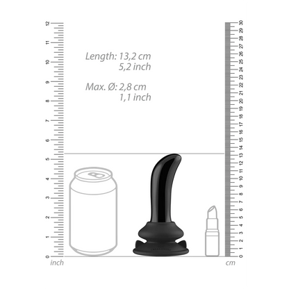 CHRYSTALINO Prickly Glass G-Spot Vibrator with Remote Control