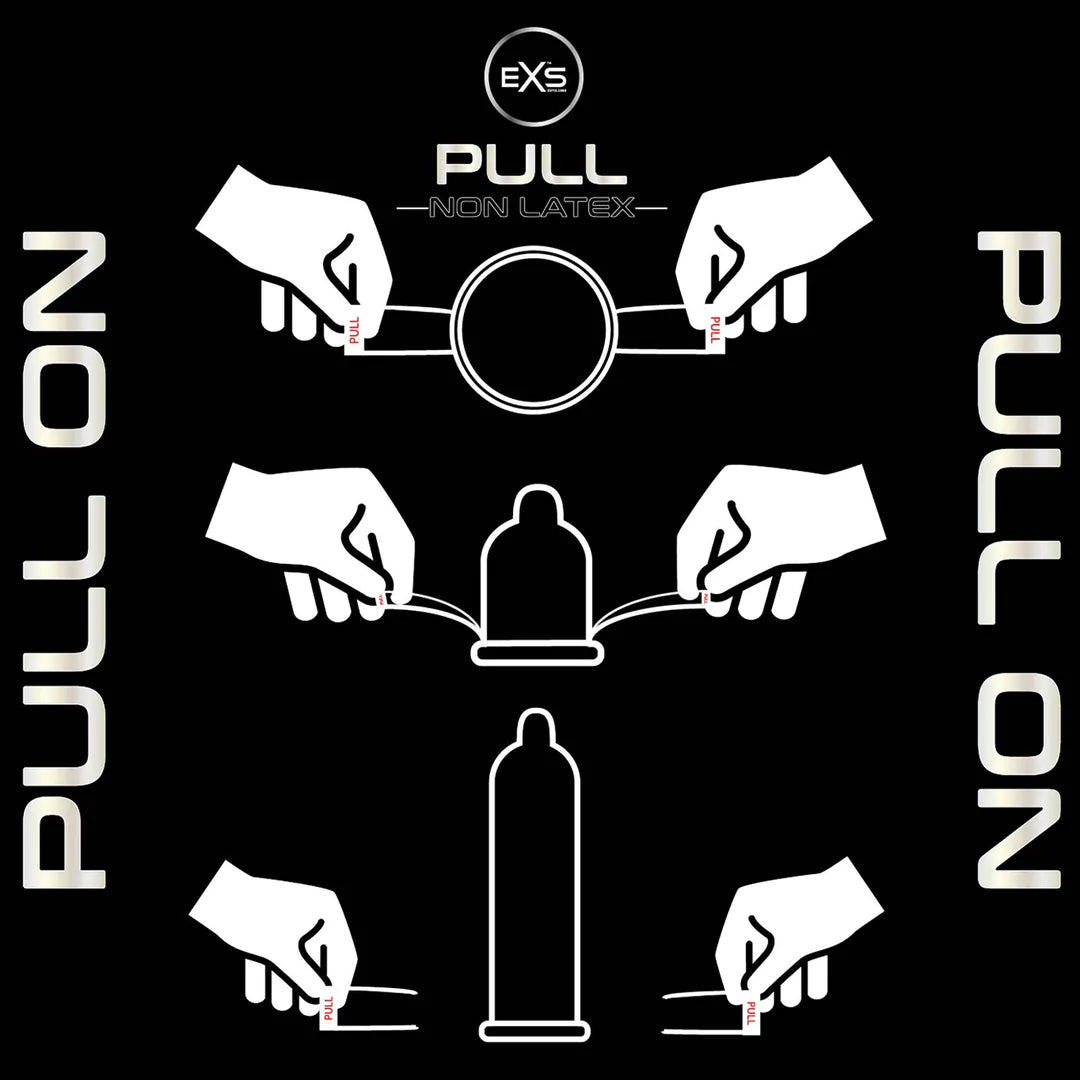 EXS Pull Non-Latex Condoms 3U