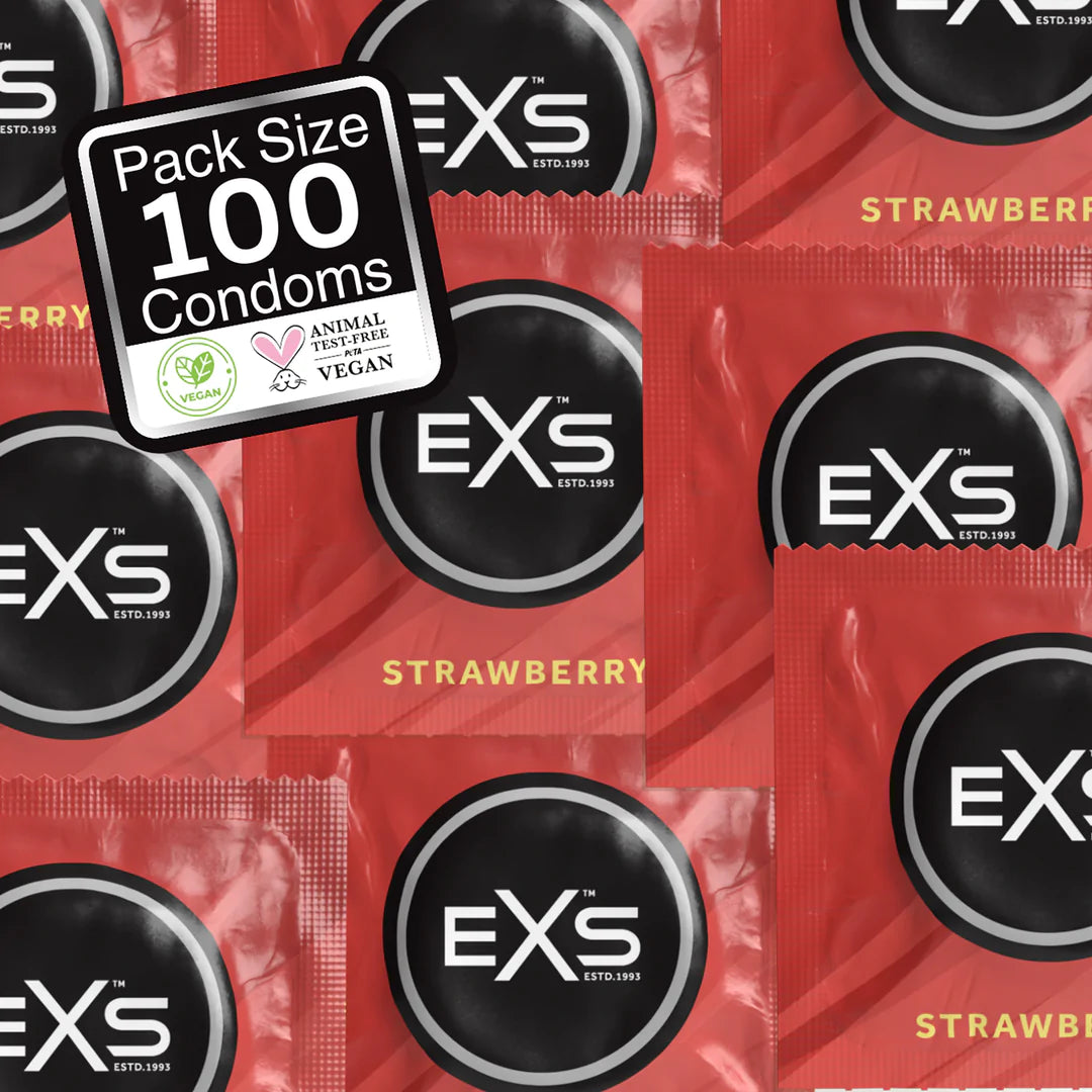 EXS Strawberry Condom (Per Unit)