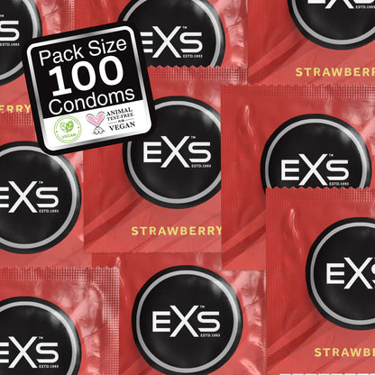 EXS Strawberry Condom (Per Unit)