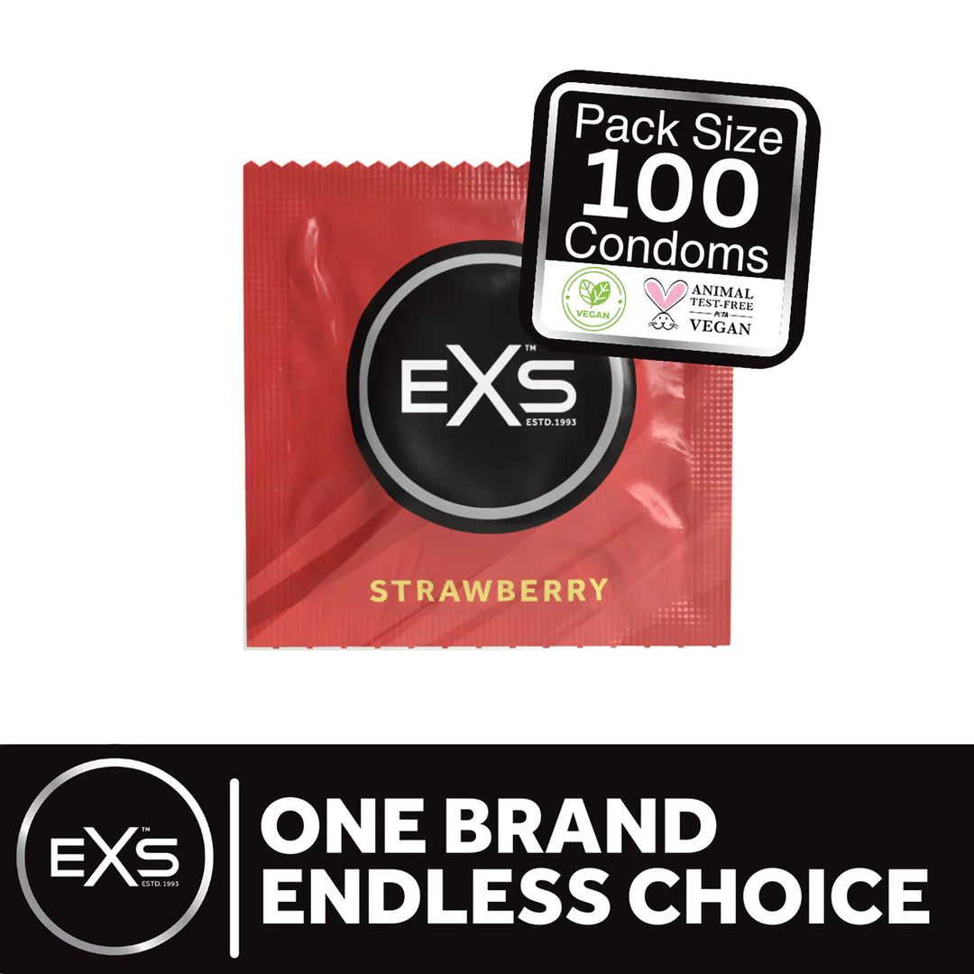 EXS Strawberry Condom (Per Unit)