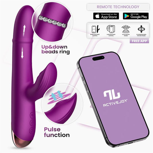 INTOYOU Sendel Up&Down Beads Rings and Clit Pulse App