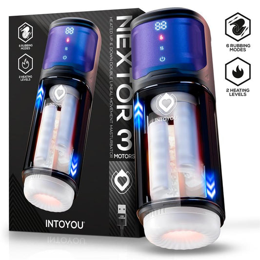 INTOYOU Nextor Up&Down Double Lineal and Heating Masturbator