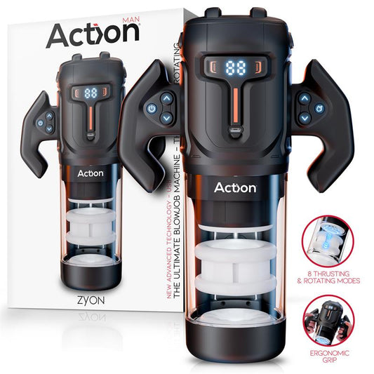 ACTION Zyon Advance Thrusting and Rotating Masturbator