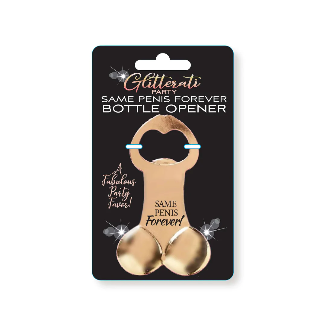 LITTLEGENIE Glitterati Penis Bottle Opener