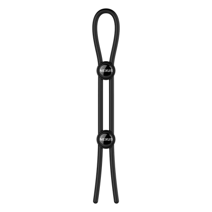 NEXUS Forge Double Adjustable Lasso Silicone Cock Ring
