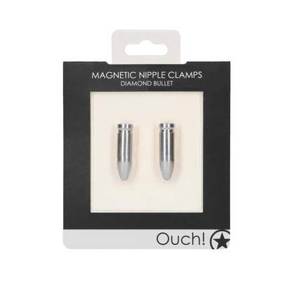 OUCH! Magnetic Nipple Clamps Diamond