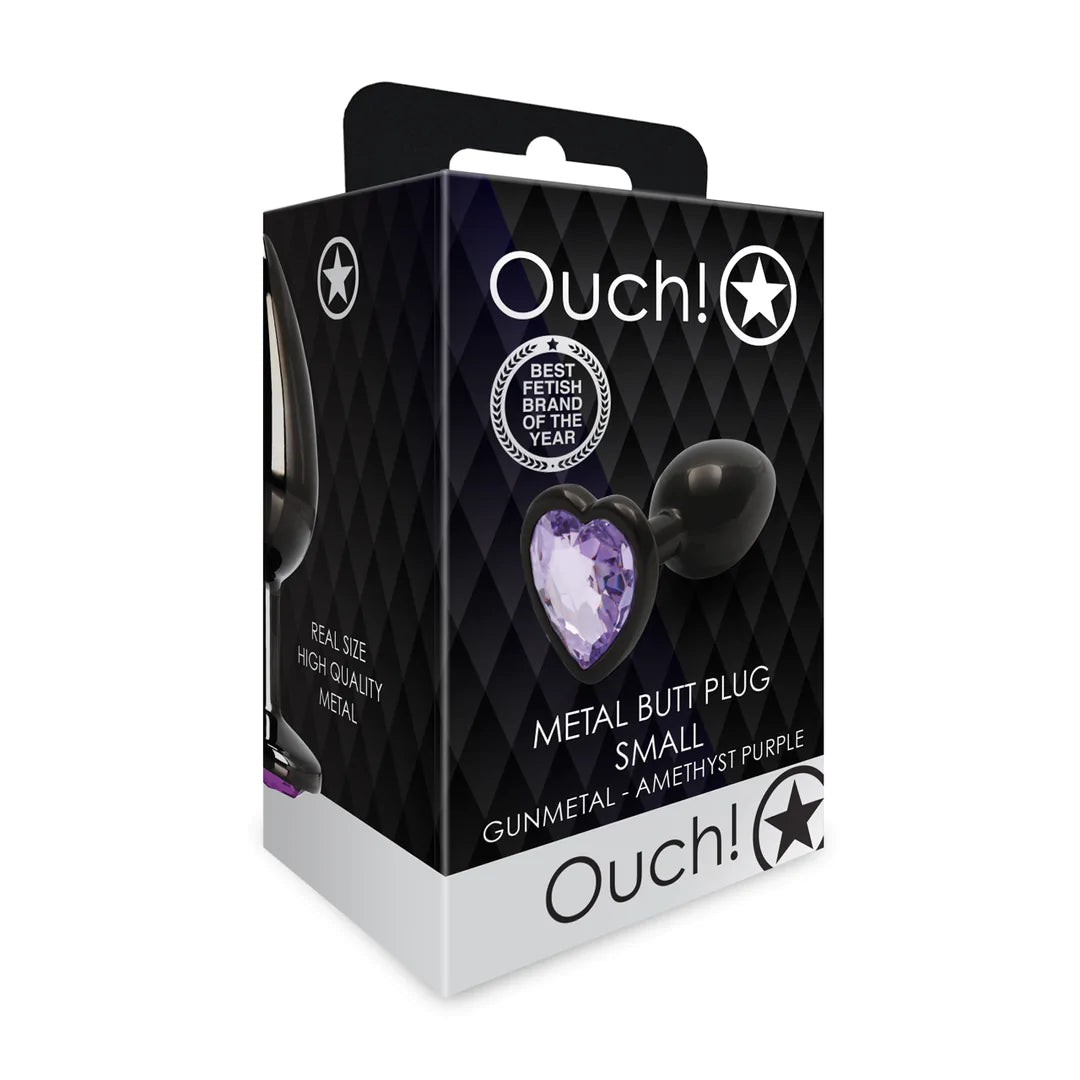 OUCH! Heart Gem Butt Plug